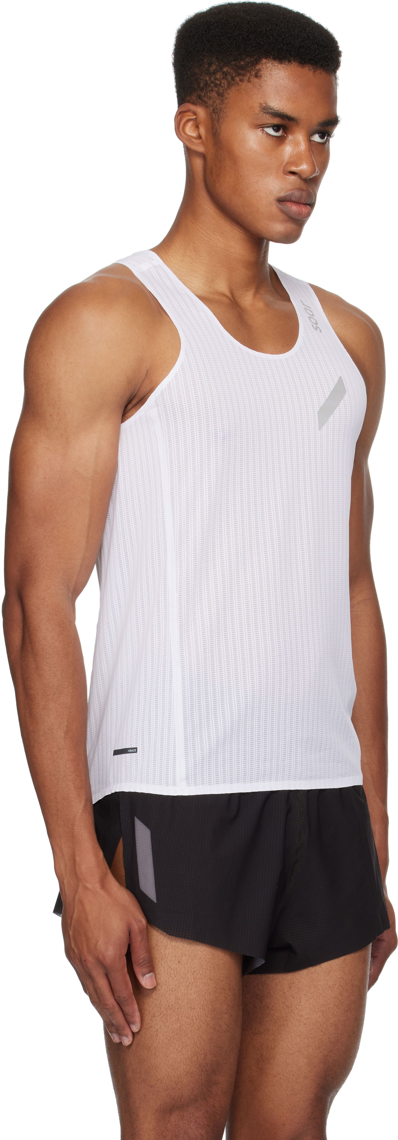 Majica brez rokavov Soar Running Soar Race Running Tank Top Bela | SV1M-W, 1
