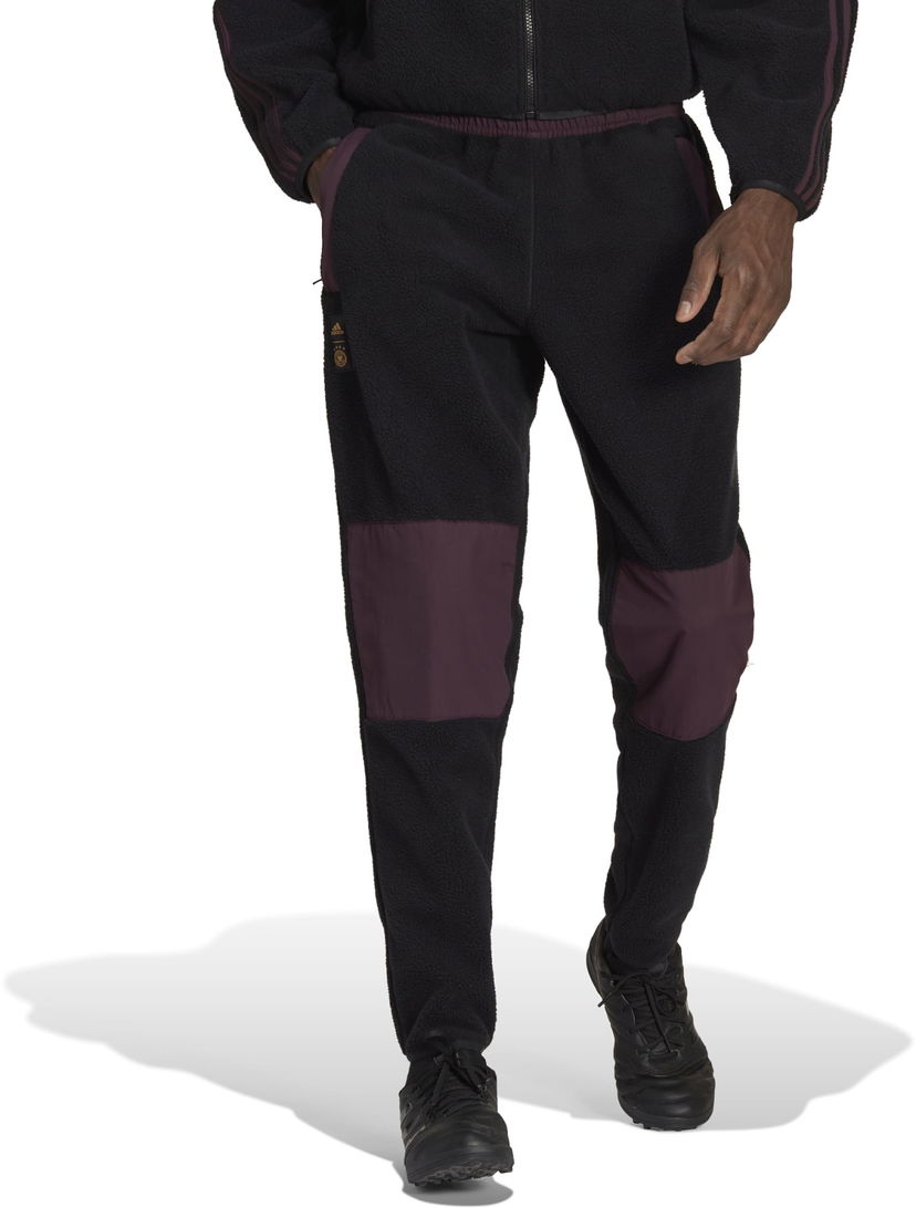 Hlače adidas Performance Germany Lifestyler Fleece Črna | hf4070