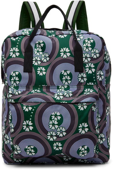 Nahrbtnik Marni Marni 70s Circles Print Backpack Zelena | M00965, 0
