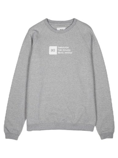Pulover Makia Flint Light Sweatshirt Siva | M411222_910
