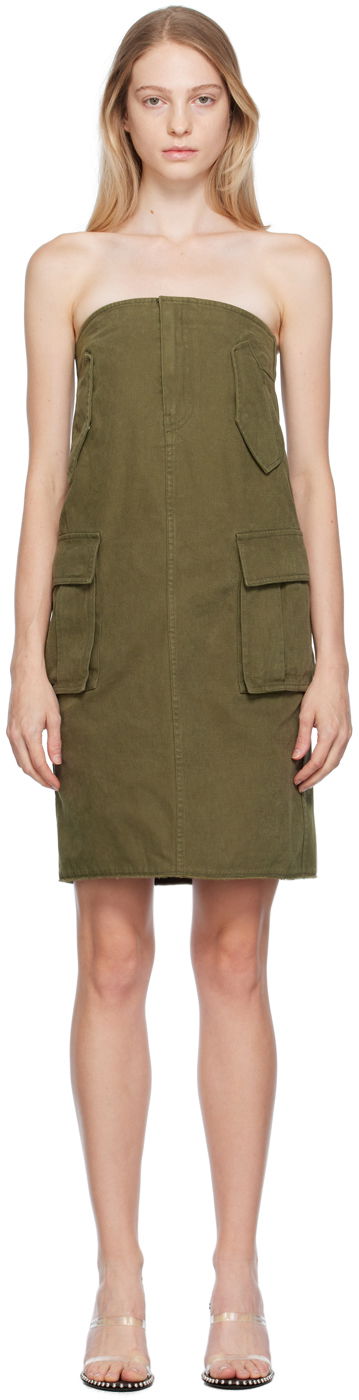Obleke We11done We11done Cargo Midi Skirt Zelena | WD-OP3-23-175-W-KK