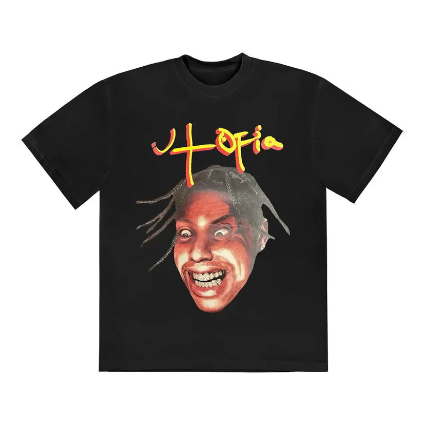 Majica Cactus Jack by Travis Scott Travis Scott Utopia II T-Shirt Črna | TSUT-SS03