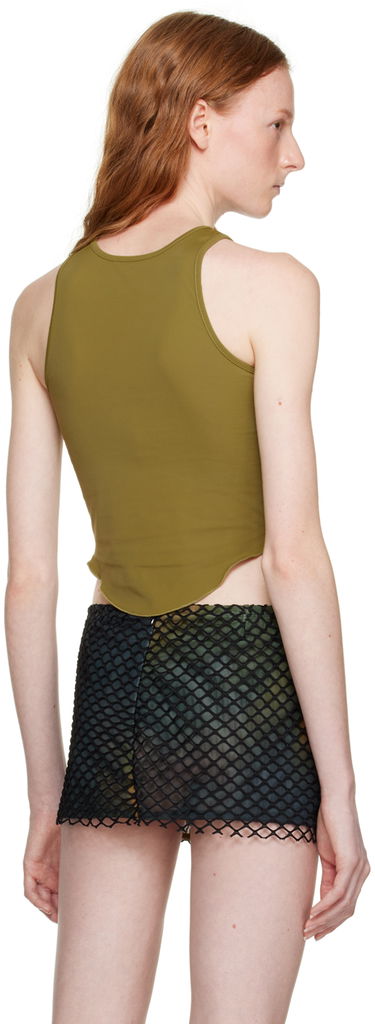 Majica brez rokavov Miaou Miaou Hannah Jewett Bobbi Tank Top Zelena | 7067TKTYM, 2