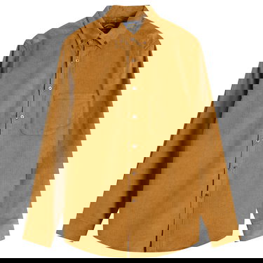 Srajce Portuguese Flannel Lobo Button Down Corduroy Shirt, Size Small Rjava | AW25051-PIR, 1