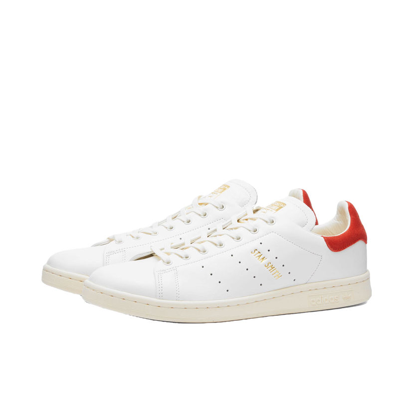 Superge in čevlji adidas Originals Adidas Men's STAN SMITH LUX Cloud White/Cream White/Red Bela | IF8846