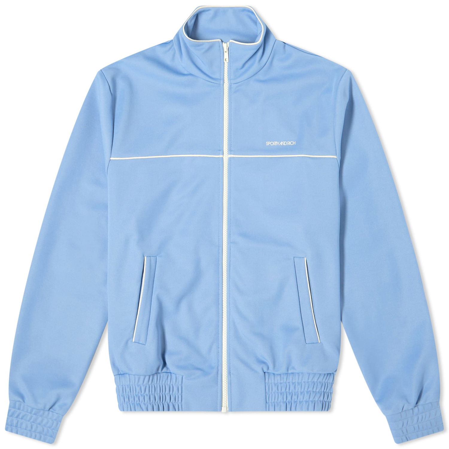 Jakna Sporty & Rich Track Jacket Modra | JA671HY, 0