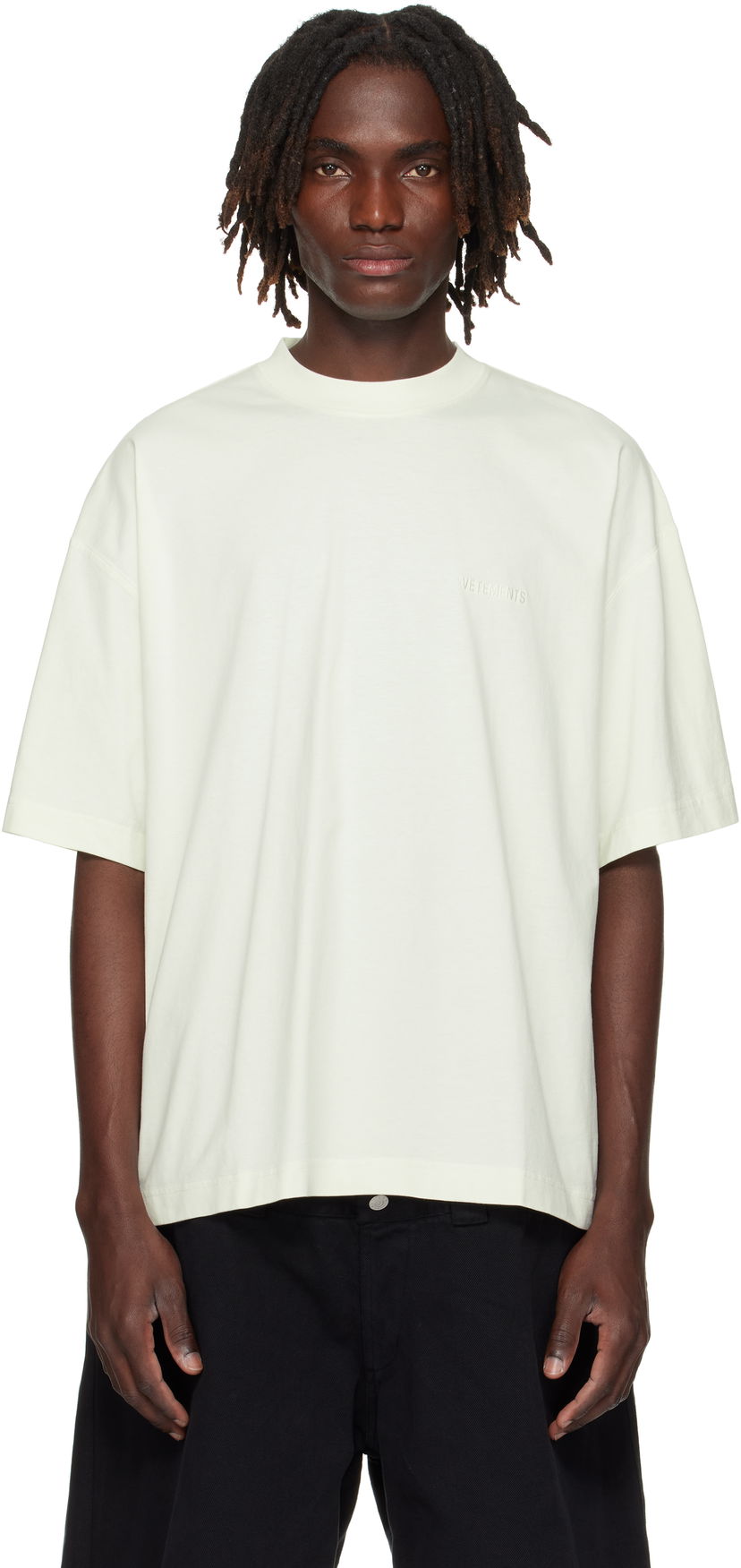 Majica VETEMENTS Vetements Logo Regular T-Shirt Zelena | UH76TR100I