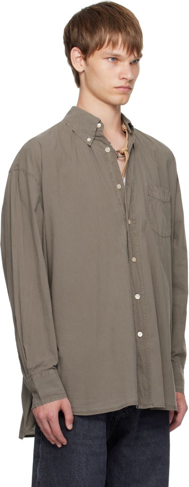 Srajce OUR LEGACY Our Legacy Borrowed Button-Down Shirt Zelena | M4252BC, 1
