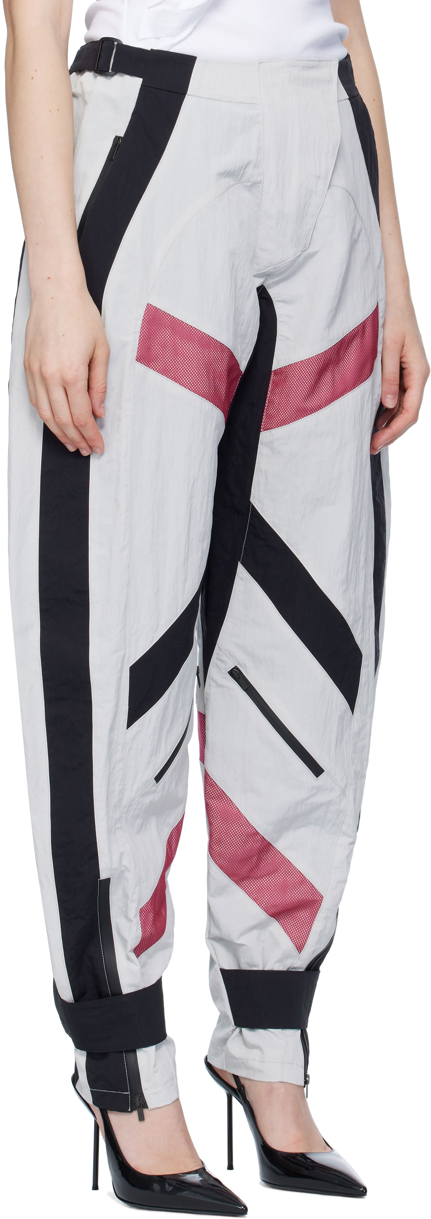 Hlače The Attico The Attico Panelled Harem Pants Siva | 250WCP00269 PAA100AA, 1