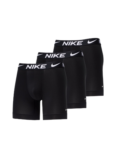 Spodnje perilo in nogavice Nike Boxer Brief 3 Pack Črna | KE1157 UBI