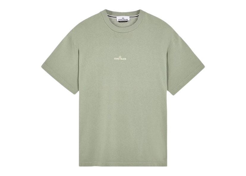 Majica Stone Island Short Sleeve Camo One T-Shirt Pistachio Siva | 80152RCE6 - V0051