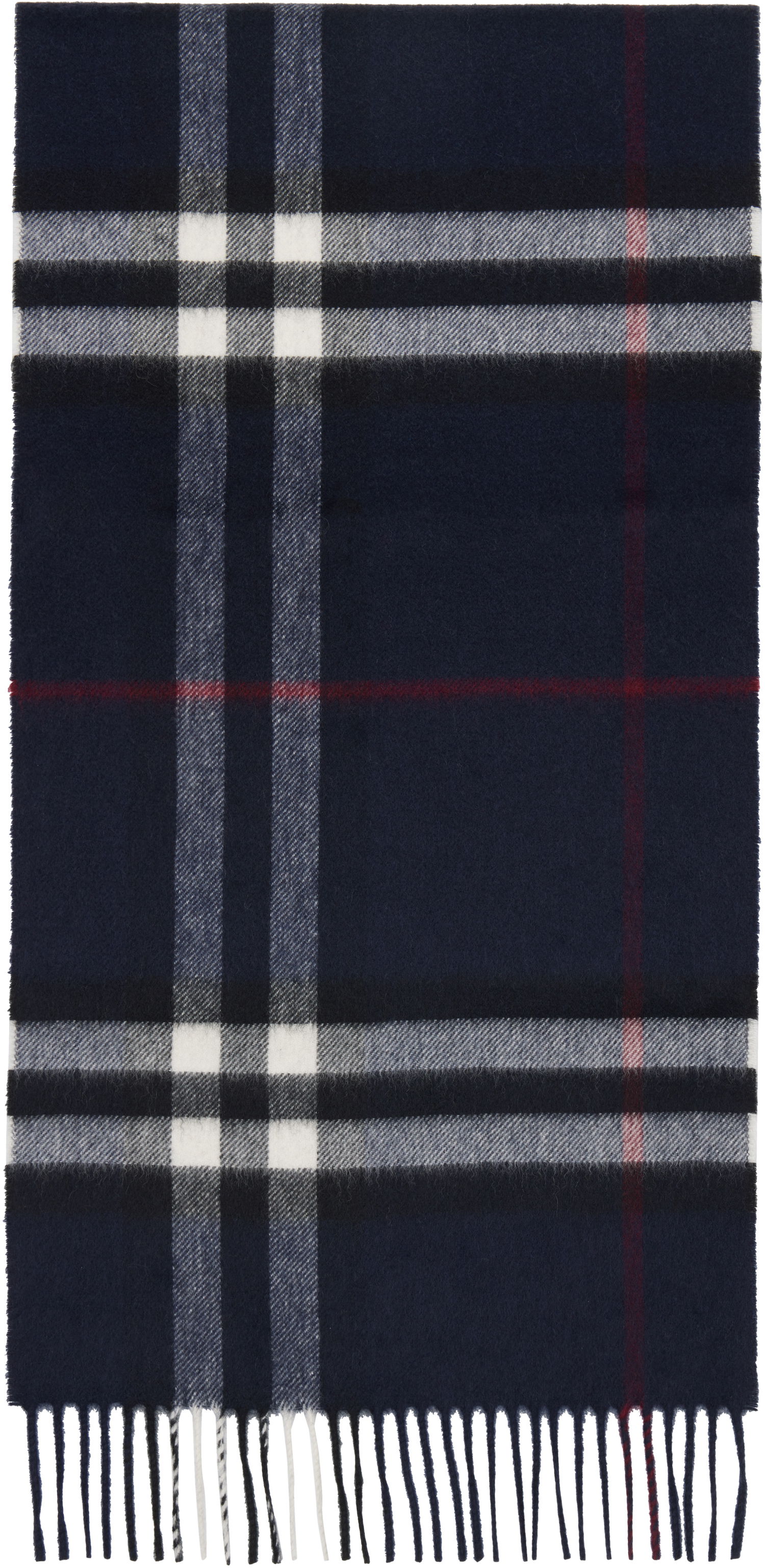 Šala Burberry Burberry Check Cashmere Scarf Mornarica | 8112641, 0