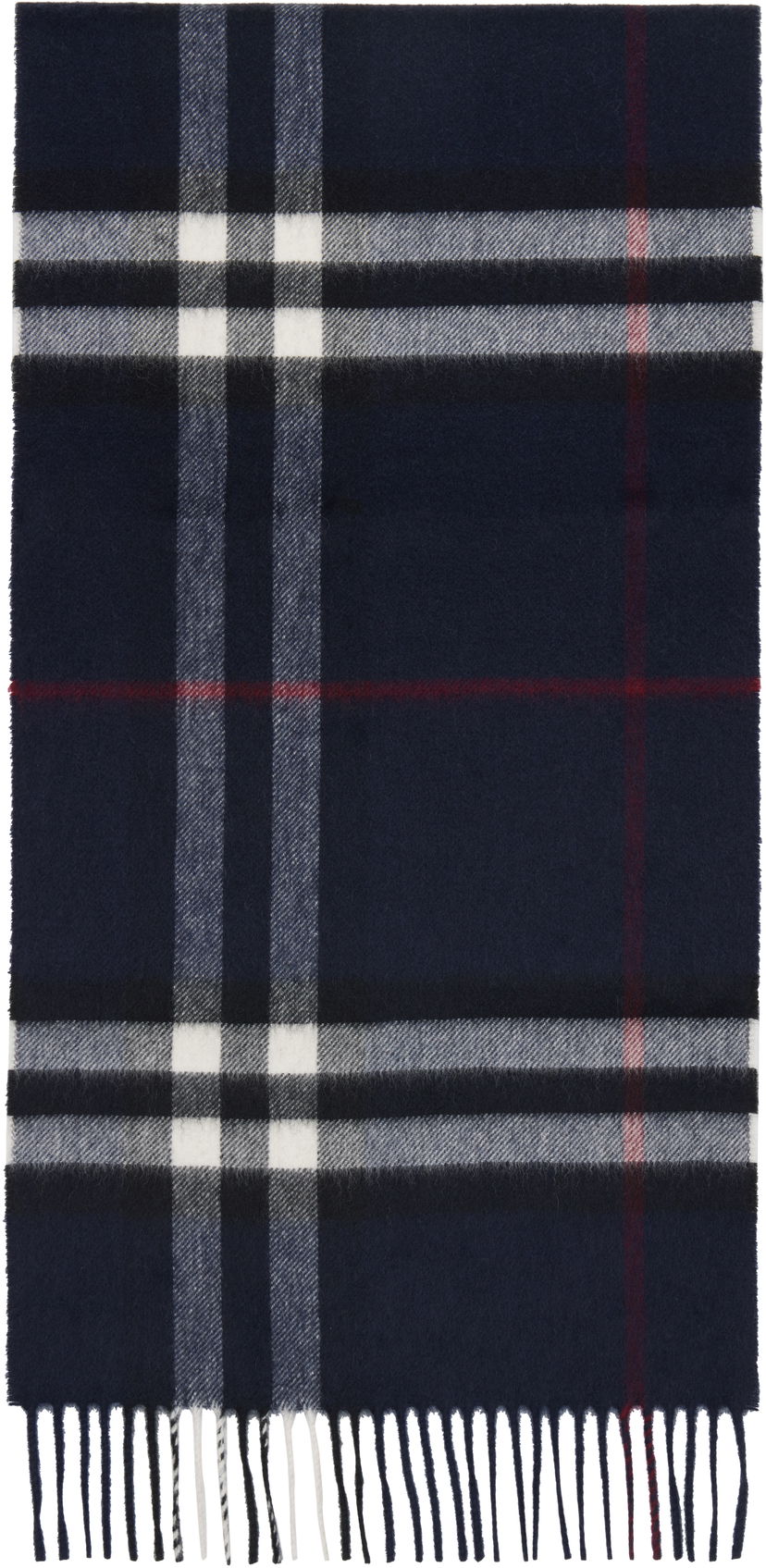 Šala Burberry Burberry Check Cashmere Scarf Mornarica | 8112641