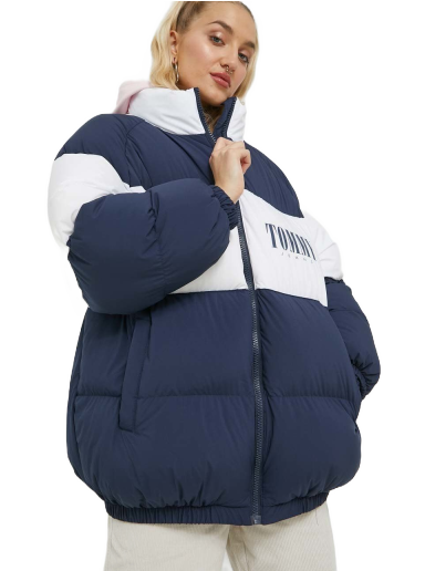 Puhovka Tommy Hilfiger Puffer Jacket Mornarica | DW0DW14306.9BYY