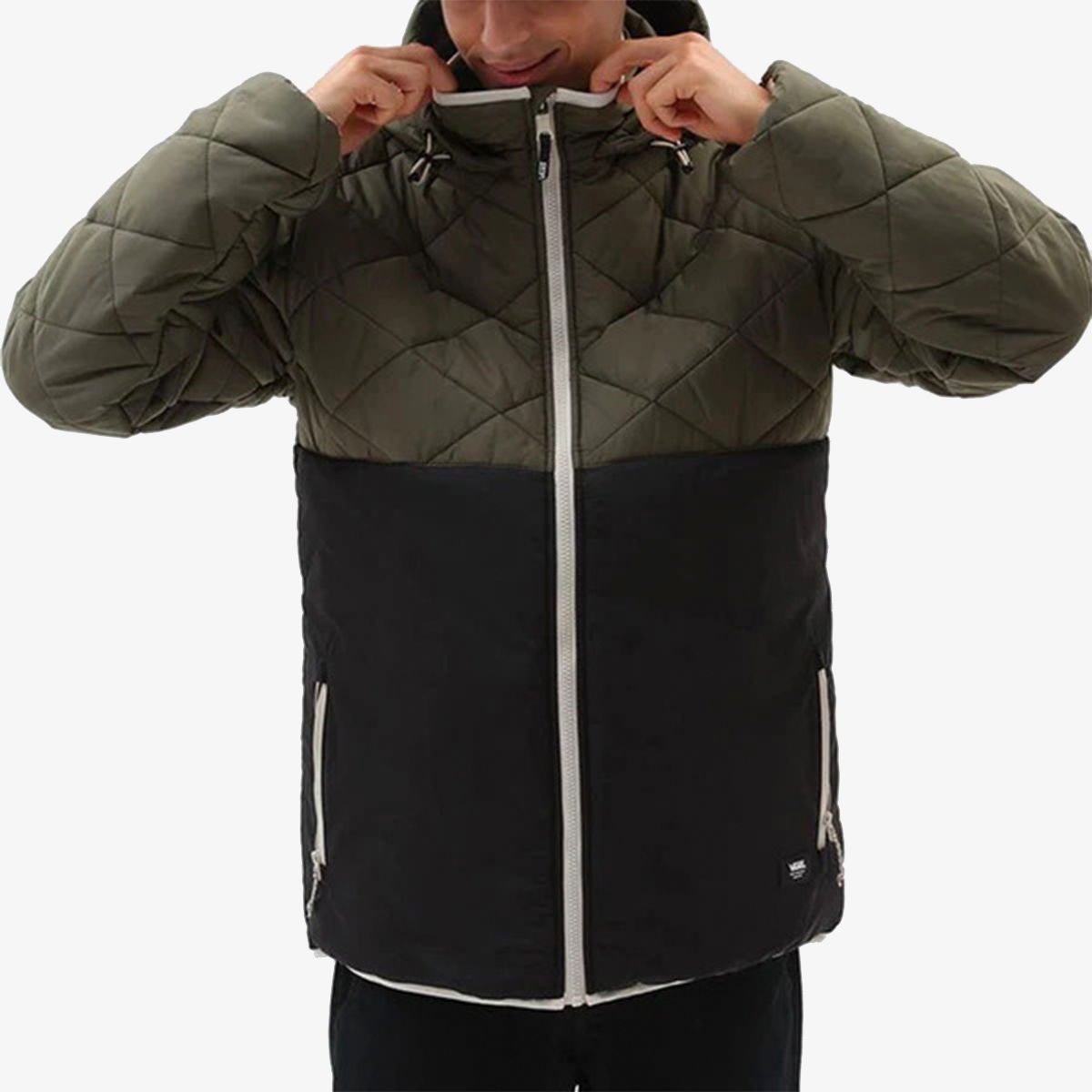 Puhovka Vans Colorblocked Puffer Jacket Zelena | VN0A7S8GKEK, 0