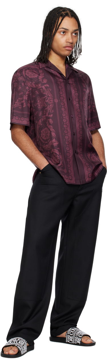 Superge in čevlji Versace Versace Jeans Couture Logo Slides Črna | E78YA3SQ1_E71352, 4