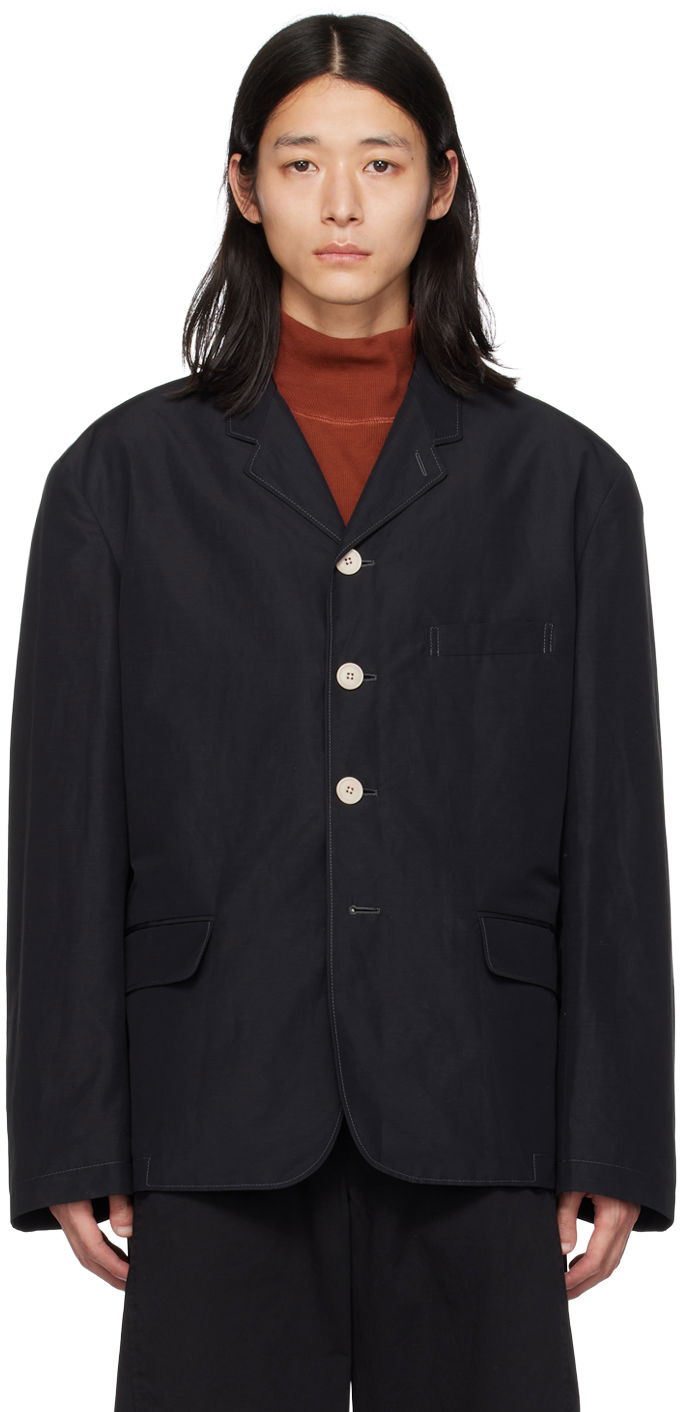 Trenčkot LEMAIRE LEMAIRE Short Blazer Črna | JA1004 LF1019