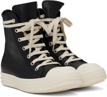 Oblačila Rick Owens Rick Owens Hollywood High-Top Črna | RP01E7890 LCO, 3
