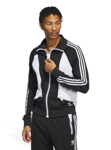 Jakna adidas Originals x Jeremy Scott Big Zip Track Jacket Črna | HY1810
