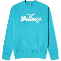 Pleteni pulover Sporty & Rich Draft Crew Sweat Turkizna | CRAW2333DO, 2