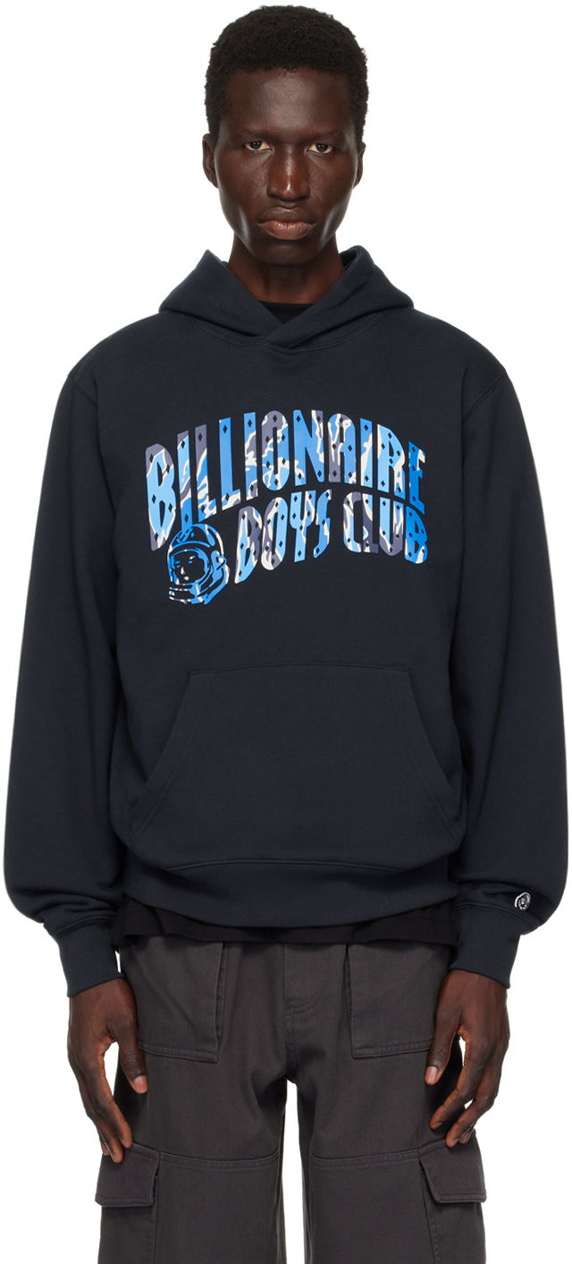 Pulover BILLIONAIRE BOYS CLUB Camo Arch Logo Hoodie Mornarica | B24231