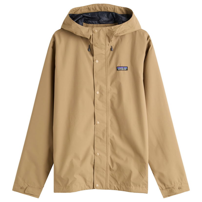 Dežni plašč Patagonia Men's Jackson Glacier Rain Jacket, Size Large Bež | 26545-SLKH