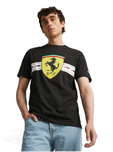 Majica Puma Scuderia Ferrari Motorsport T-Shirt Črna | 620953_01