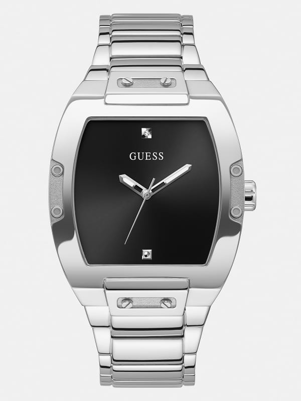 Ure GUESS Analog Watch with Stainless Steel Bracelet Kovinski | GW0387FMSWC, 0
