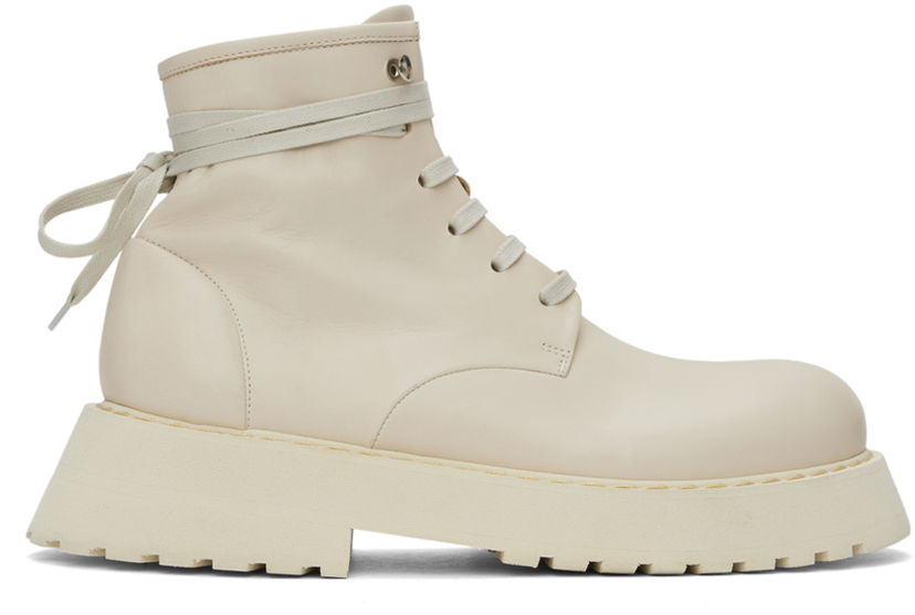 Oblačila Marsèll Marsèll Micarro Lace-Up Ankle Boots Bež | MM4186 093 180