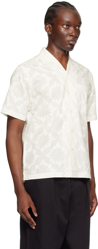 Srajce Universal Works Universal Works Minari Print Resort Shirt Bela | P3078, 1