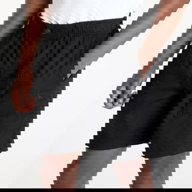 Kratke hlače CALVIN KLEIN Calvin Klein Jeans Linen Shorts Črna | J30J327300 BEH, 4