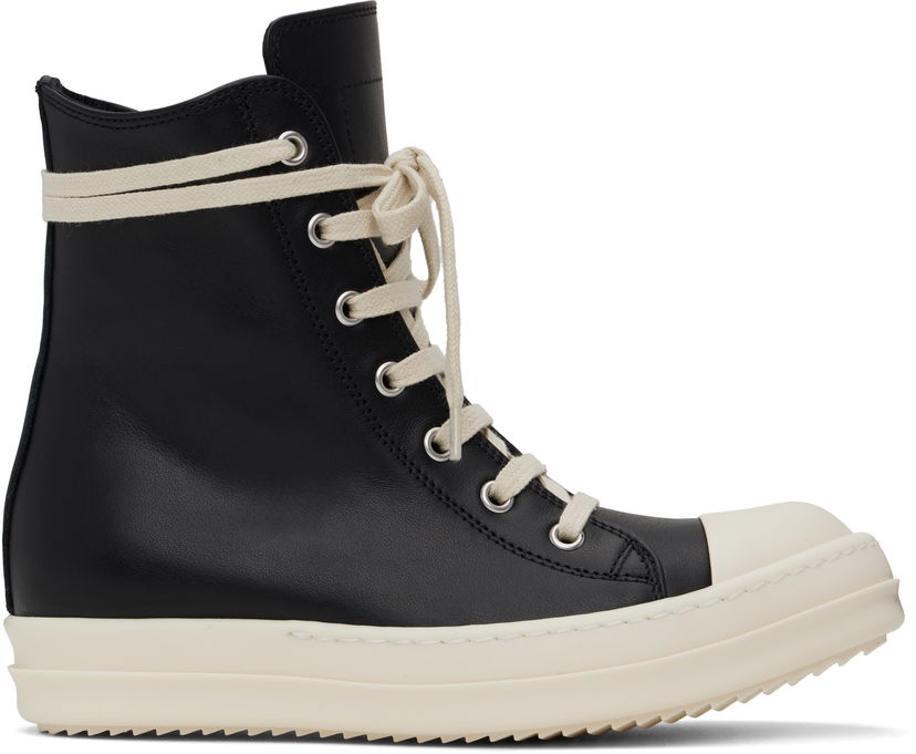 Oblačila Rick Owens Rick Owens Hollywood High-Top Črna | RP01E7890 LCO