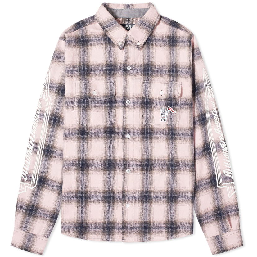 Srajce BILLIONAIRE BOYS CLUB Check Shirt Roza | B24121-PNK