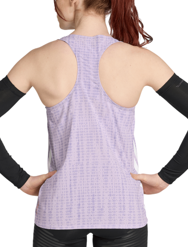 Majica brez rokavov adidas Originals Adizero Running Tank Top Lila | jv7157, 1