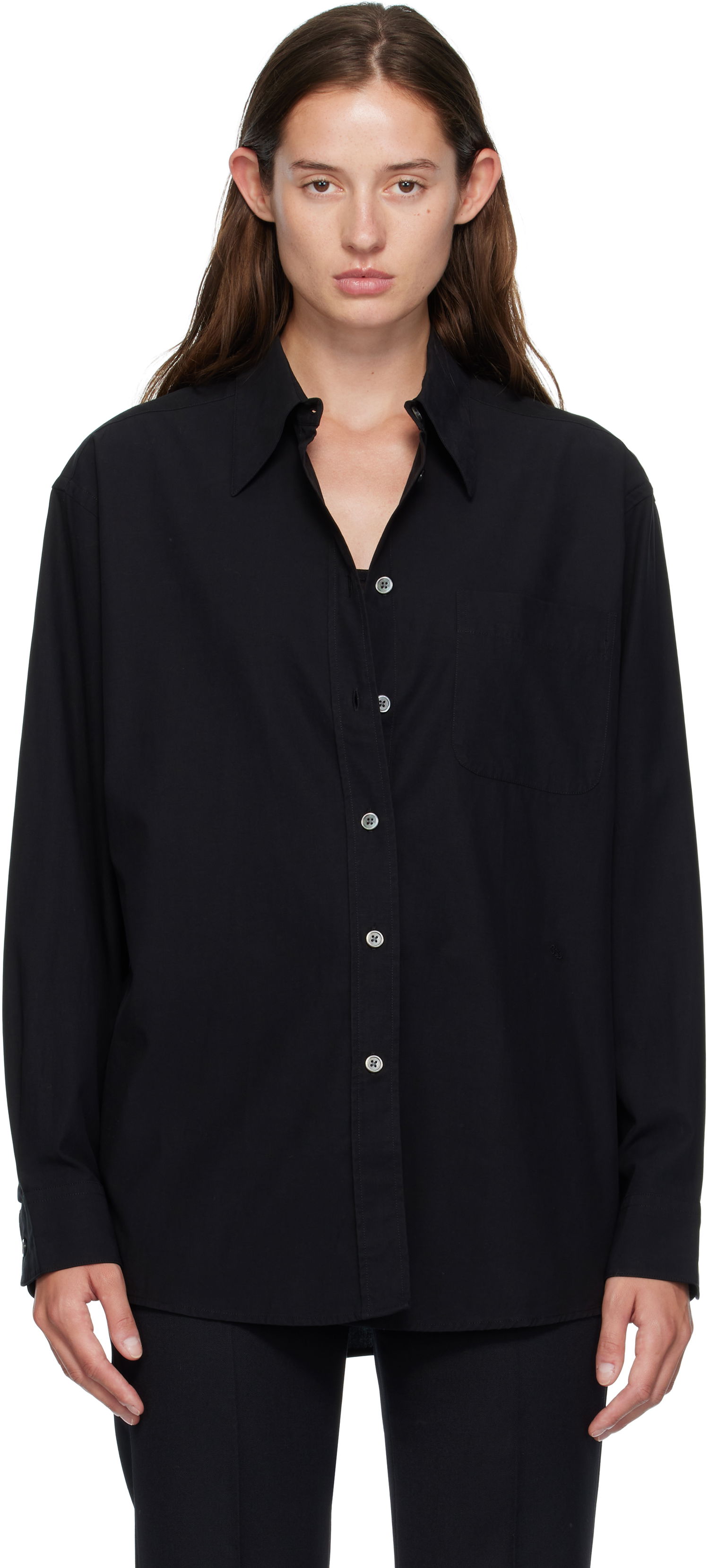 Srajce OUR LEGACY Our Legacy Precious Button-Down Shirt Črna | W4252PBCL, 0