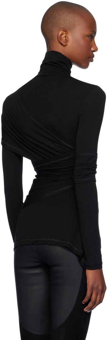 Pleteni pulover Helmut Lang Helmut Lang Turtleneck Top Črna | O07HW501, 2