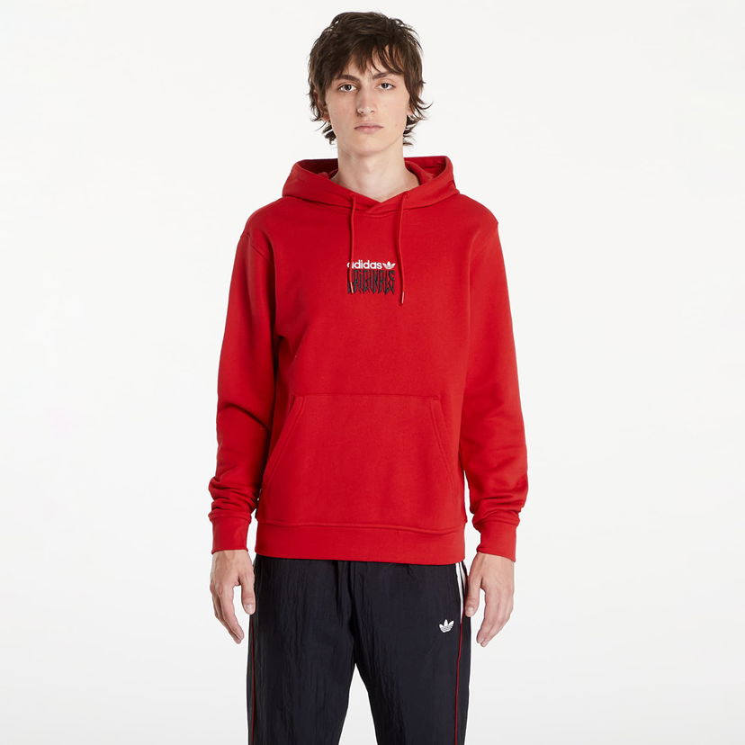 Pulover adidas Originals Graphic Hoodie Better Scarlet Rdeča | IZ4835