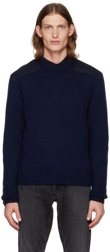 Pleteni pulover rag & bone Rag & Bone Dexter Mixed Media Sweater Mornarica | MBS22F017BW17, 0