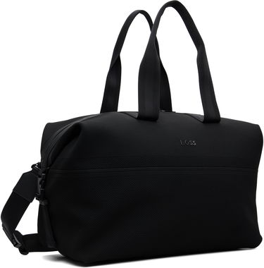 Potovalna torba BOSS BOSS Mixed-Structure Holdall Črna | 50548308, 2