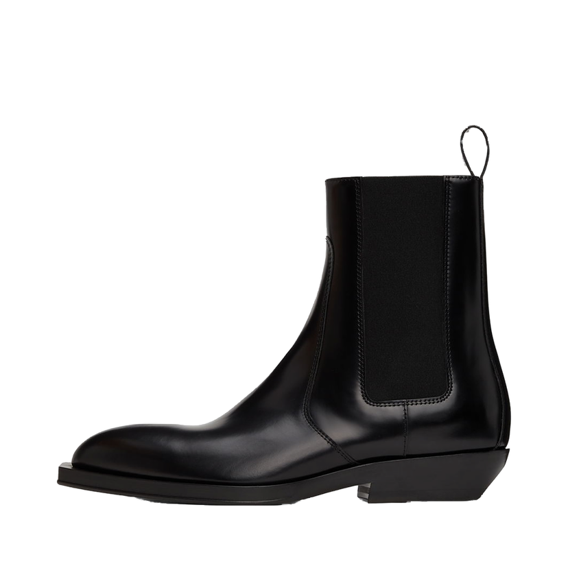 Superge in čevlji Bottega Veneta Chisel Chelsea Boots "Black" Črna | 667085 V10T0