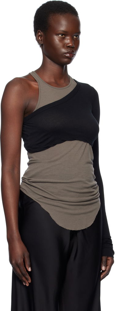 Majica brez rokavov Rick Owens Rick Owens Porterville Ziggy Sleeveless Top Siva | RP01E7215 UC, 1