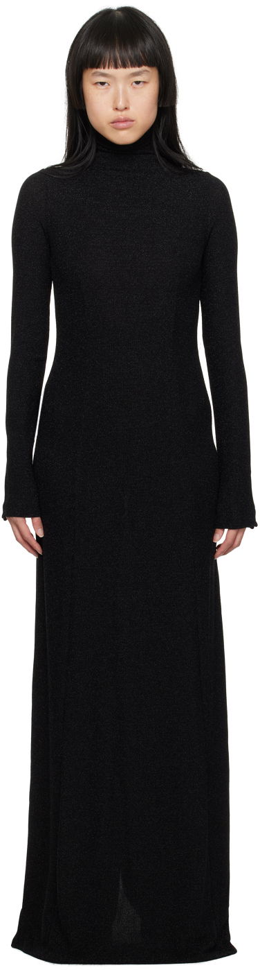 Obleke rag & bone Rag & Bone Lilith Maxi Dress Črna | WAC23H3010T910
