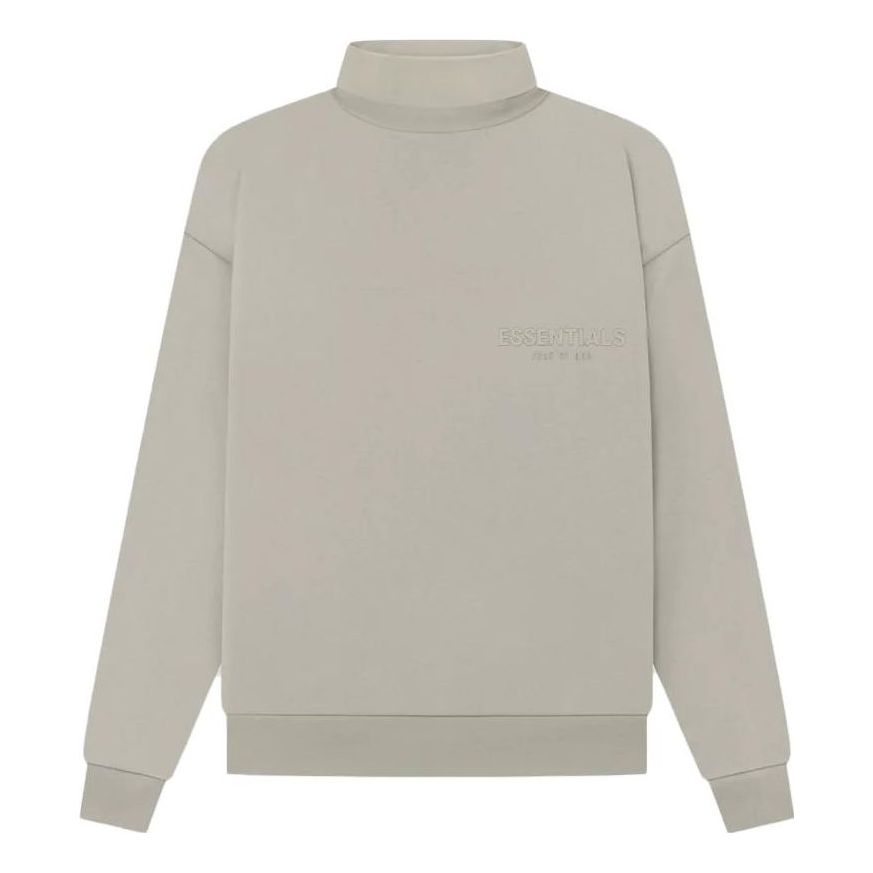 Pleteni pulover Fear of God Essentials Turtleneck Sweatshirt Siva | FOG-SS23-073, 0