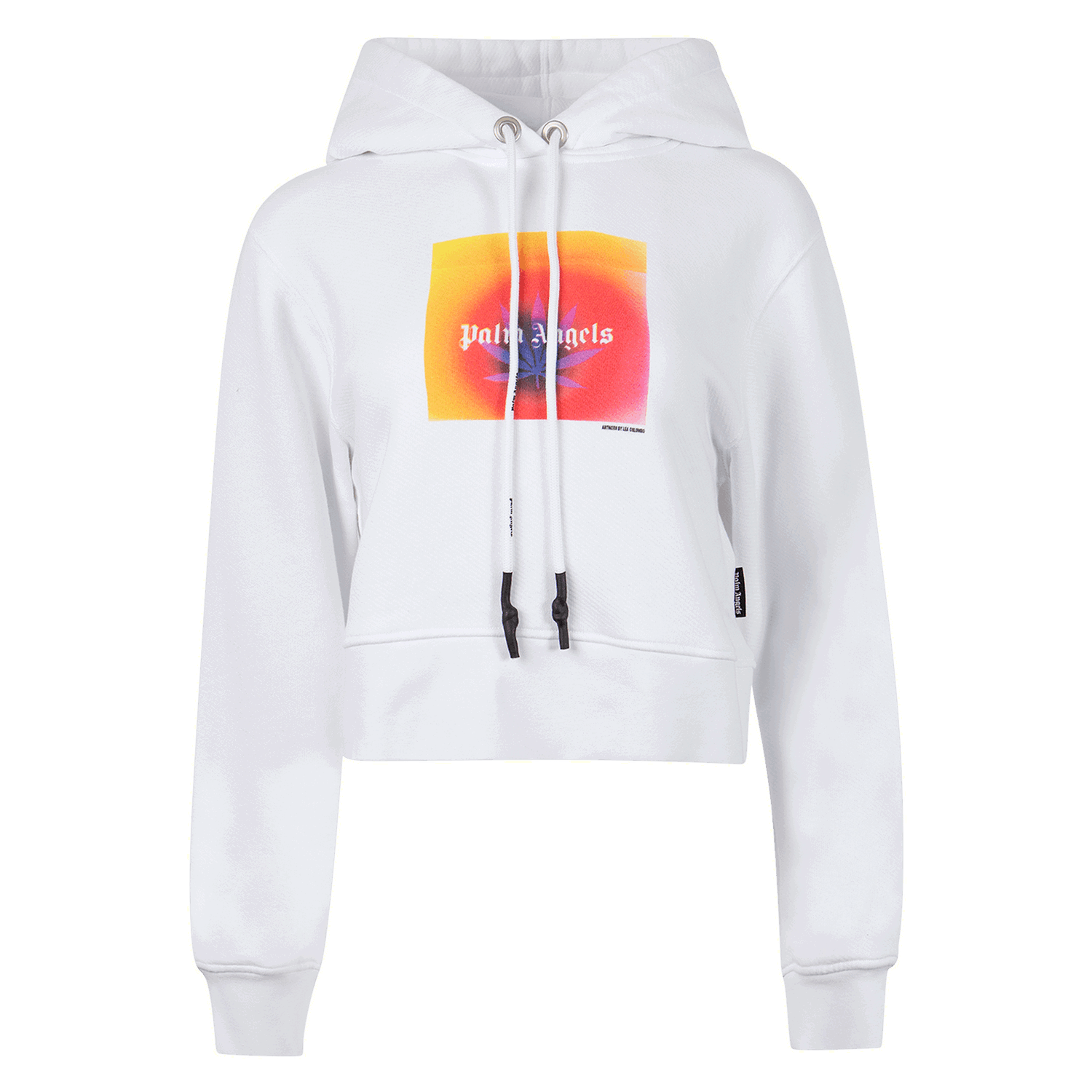 Pulover Palm Angels x The Webster Square Leaf Hoodie Bela | PWBB022G21FLE0070120, 0
