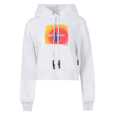 Pulover Palm Angels x The Webster Square Leaf Hoodie Bela | PWBB022G21FLE0070120, 0