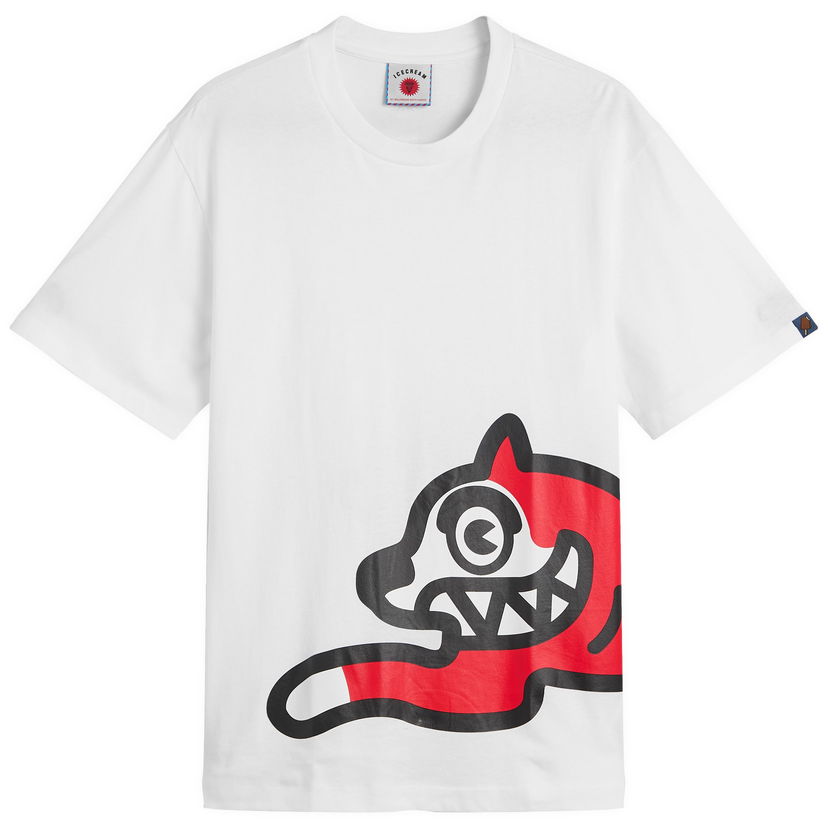 Majica BBC IceCream Jumbo Running Dog Graphic Tee, Size Large Bela | IC24235-WHT