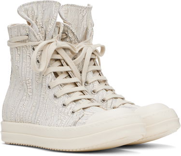 Superge in čevlji Rick Owens Rick Owens DRKSHDW Hollywood Megacrust High-Tops Bela | DS01E3800 SMMC, 3