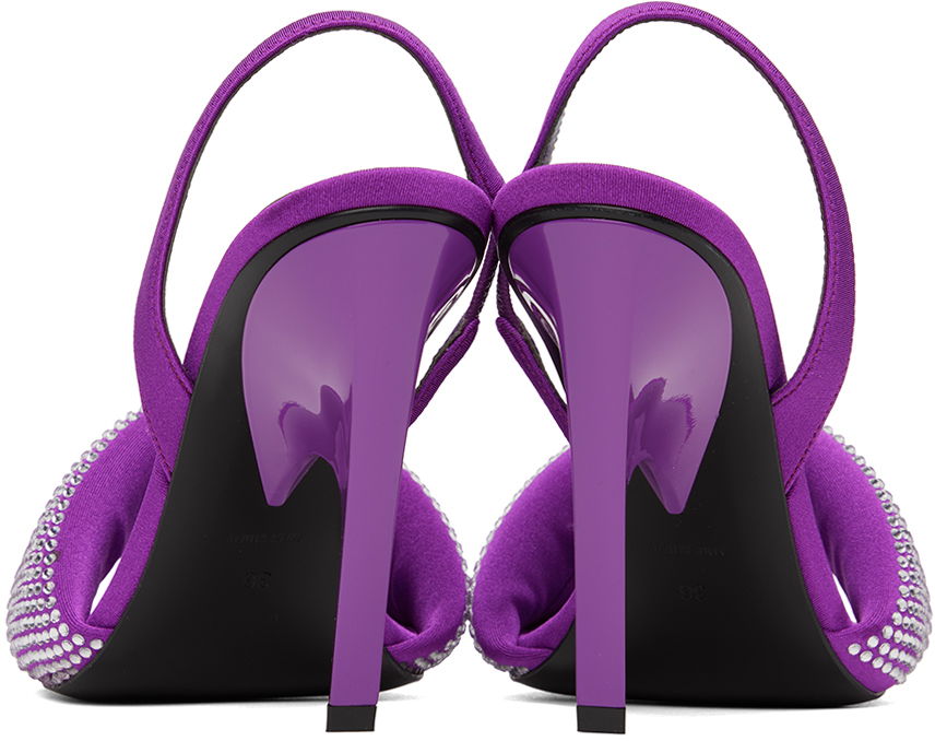 Nega čevljev The Attico Attico Rem Heeled Sandals Lila | 236WS522 PA45T, 1