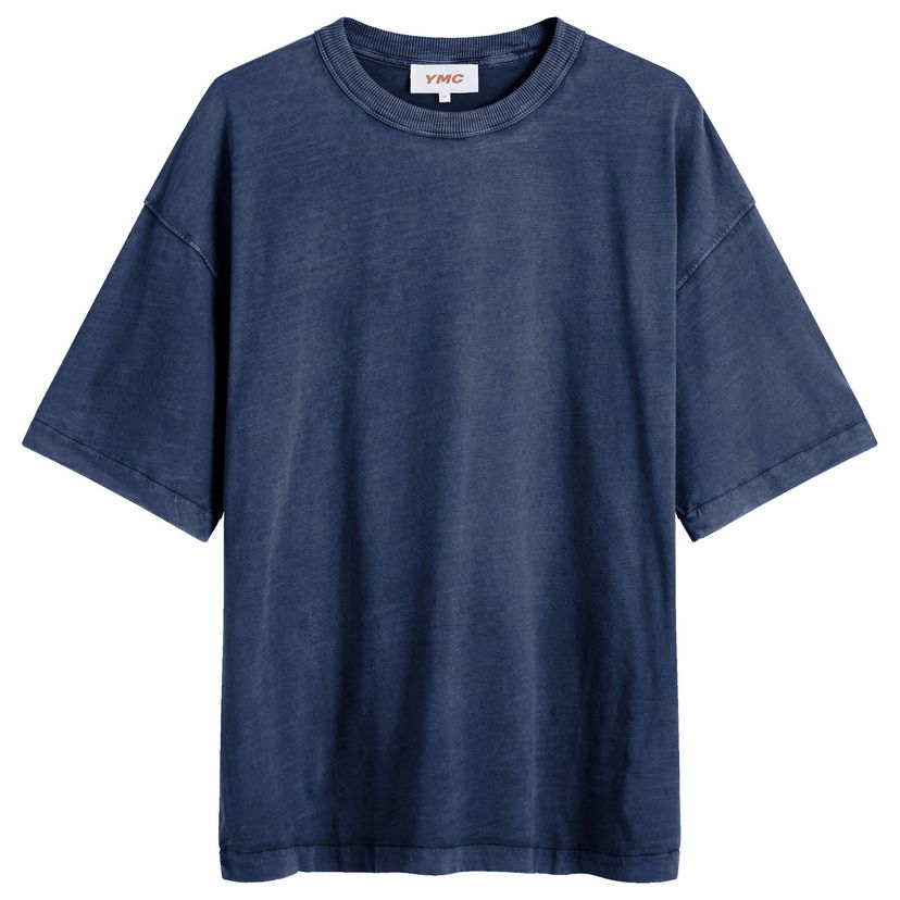 Majica YMC Triple T-Shirt Modra | P6AZI-40