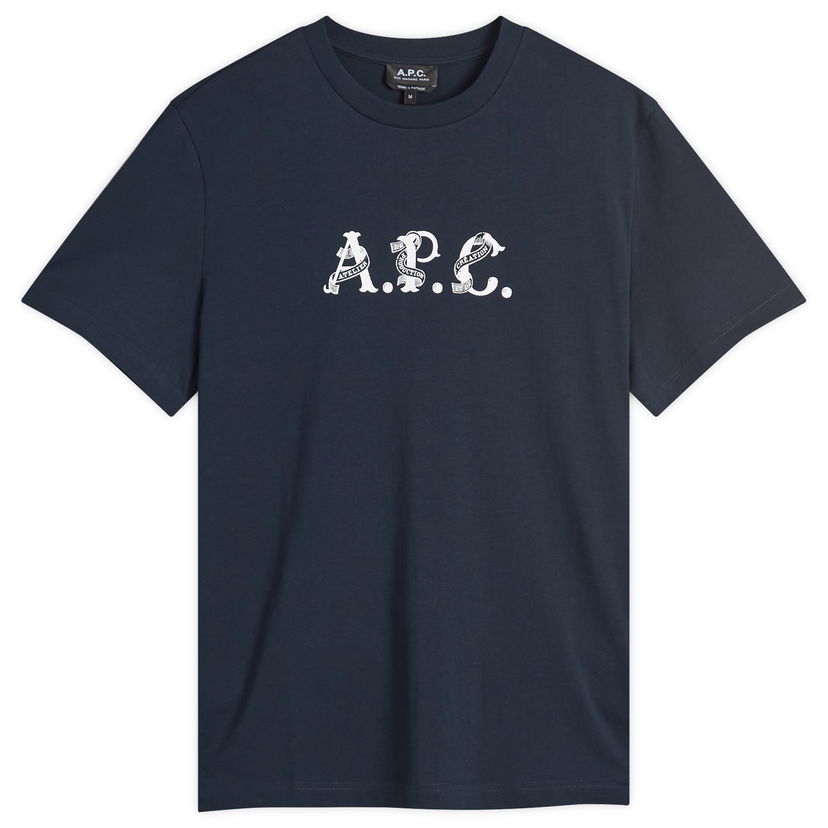 Majica A.P.C. Hugo Graphic Logo T-Shirt Mornarica | COHGS-M26543-IAK